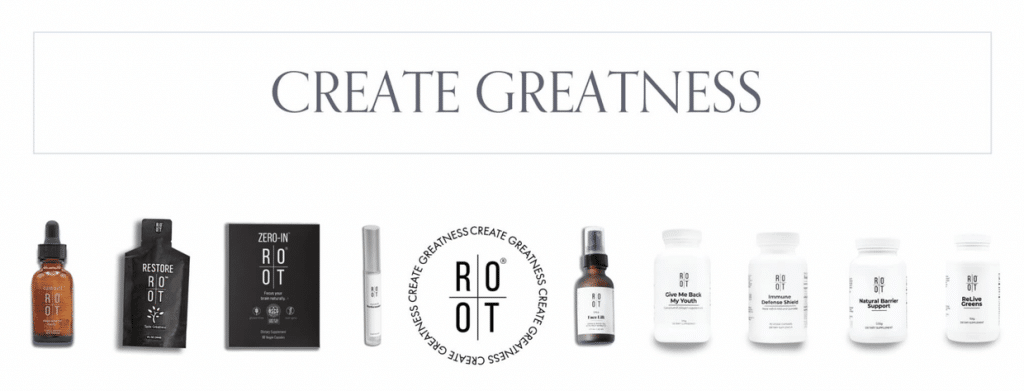 All products from Root Wellness